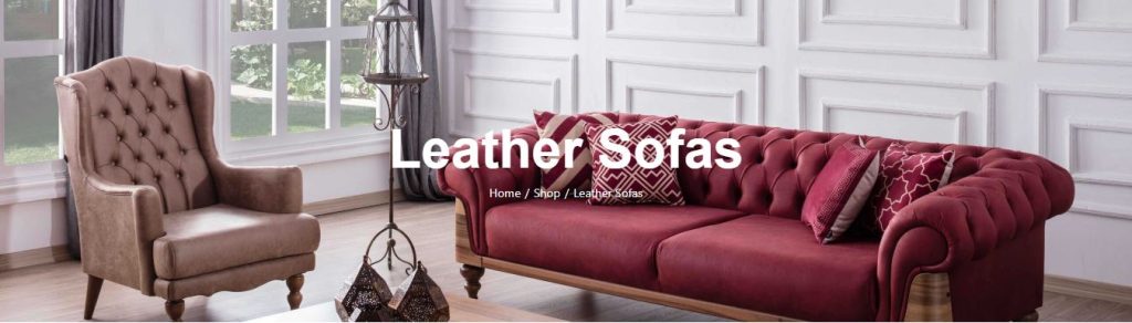 Italian leather sofas