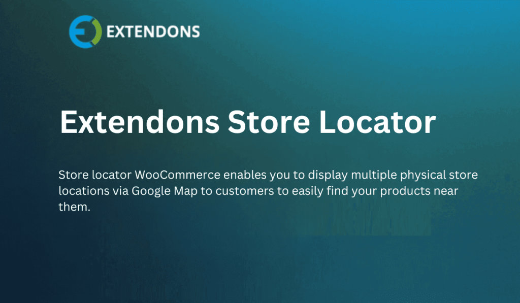 WooCommerce Store Locator