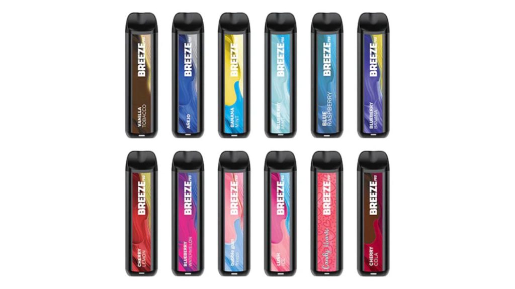 Breeze Vape flavors