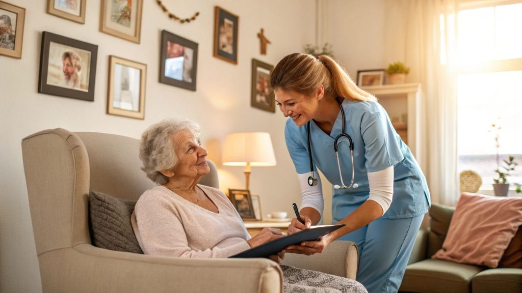 health care given to elder person